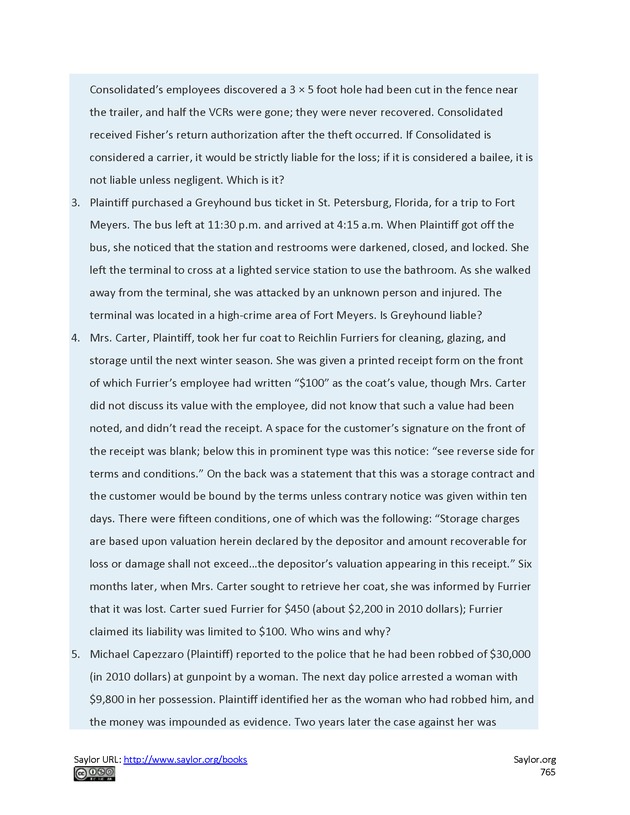 Business Law and the Legal Environment - Page 765